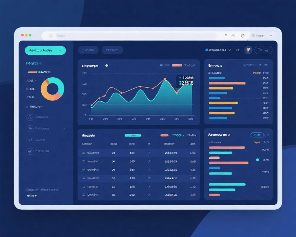 走势图表与统计分析界面